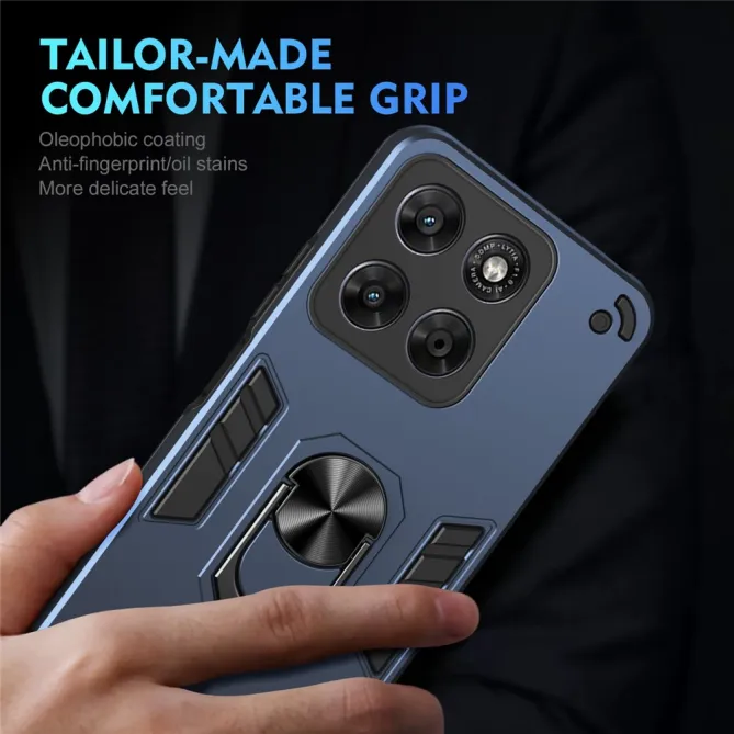 Coque Motorola Moto G67 / G77 Ring Armor Antichoc