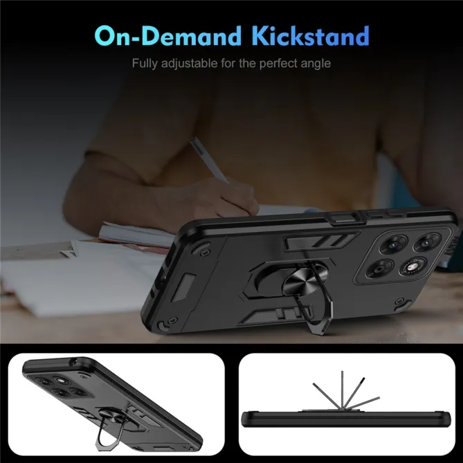 Coque Motorola Moto G67 / G77 Ring Armor Antichoc