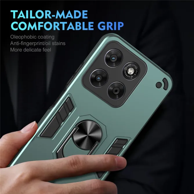 Coque Motorola Moto G67 / G77 Ring Armor Antichoc