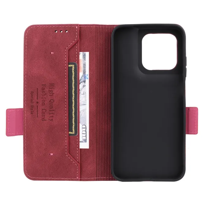 Étui Motorola Moto G67 / G77 Simili Cuir Vintage - Décor Métal
