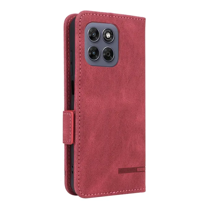 Étui Motorola Moto G67 / G77 Simili Cuir Vintage - Décor Métal