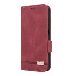 Étui Motorola Moto G67 / G77 Simili Cuir Vintage - Décor Métal