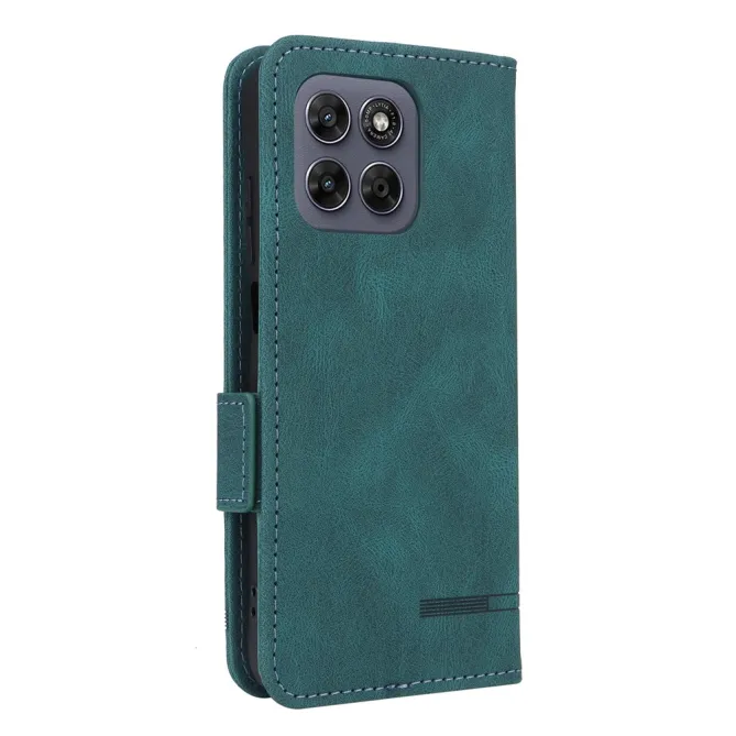 Étui Motorola Moto G67 / G77 Simili Cuir Vintage - Décor Métal