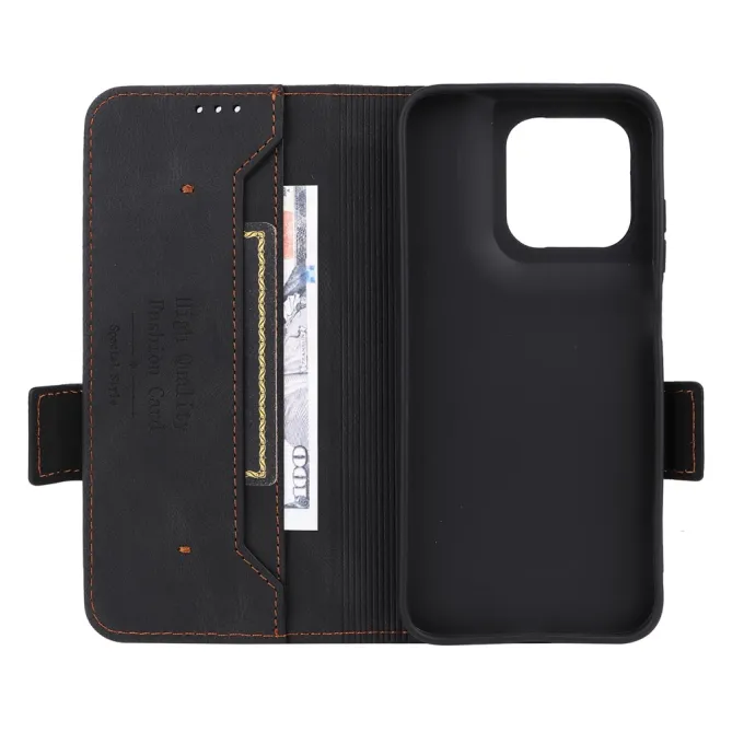Étui Motorola Moto G67 / G77 Simili Cuir Vintage - Décor Métal