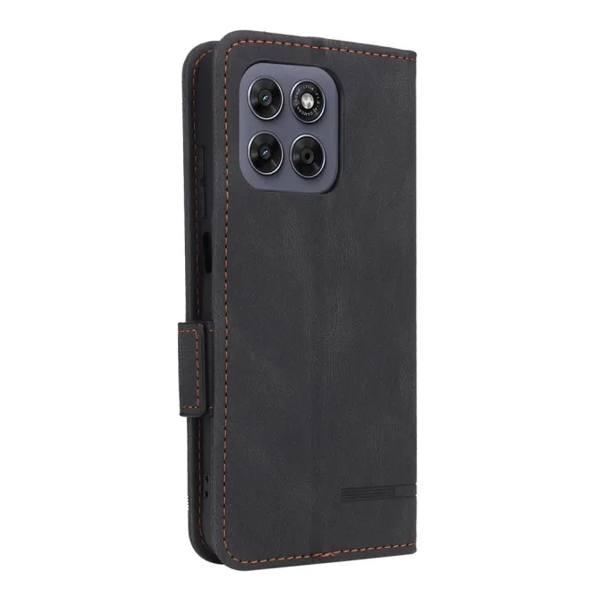 Étui Motorola Moto G67 / G77 Simili Cuir Vintage - Décor Métal