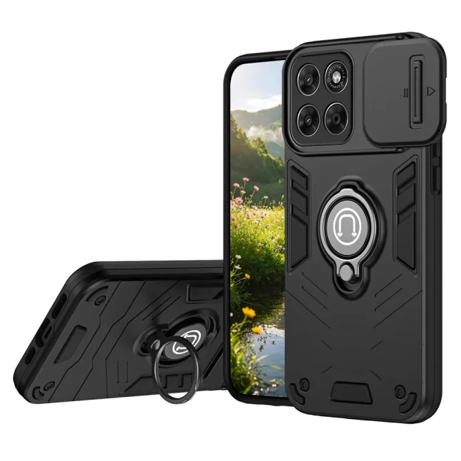 Coque Motorola Moto G67 / G77 Antichoc avec Cache Caméra et Anneau