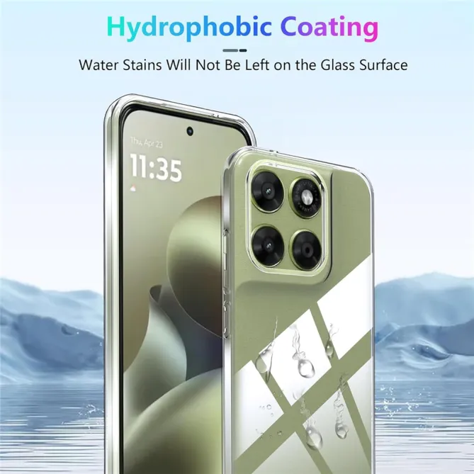 Pack Motorola Moto G67 / G77 Coque Transparente et 2 Verres Trempés