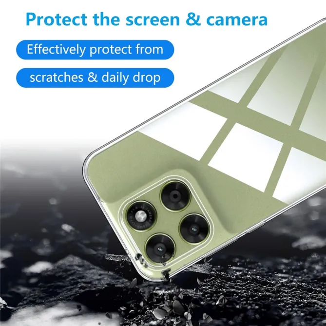 Pack Motorola Moto G67 / G77 Coque Transparente et 2 Verres Trempés