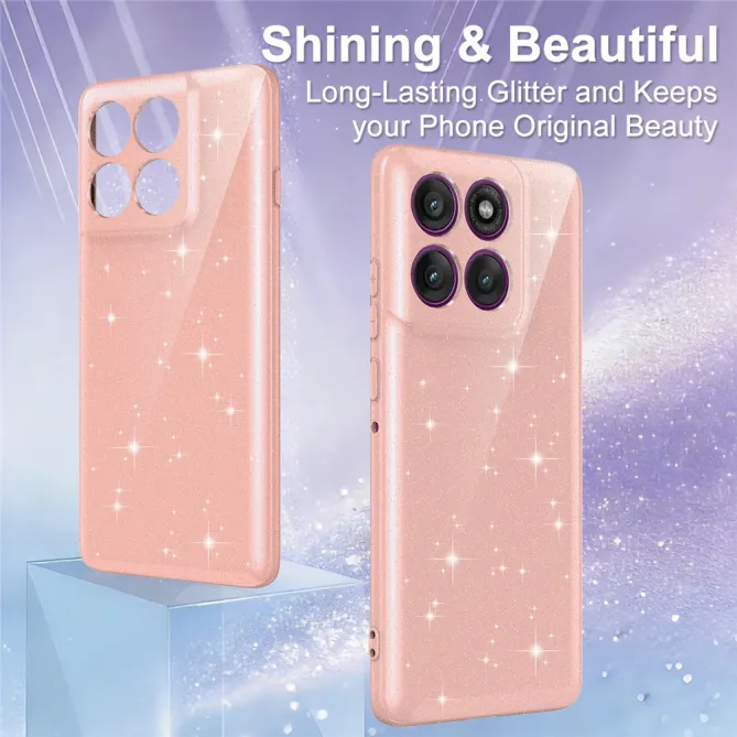 Coque Motorola Moto G67 / G77 Pailletée Magnétique avec Dragonne