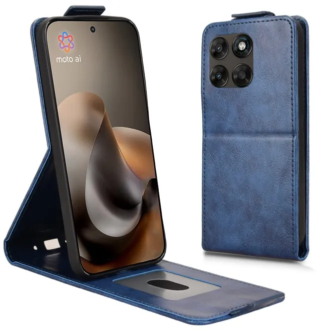 Étui Clapet Vertical Motorola Moto G67 G77 Simili Cuir Magnétique