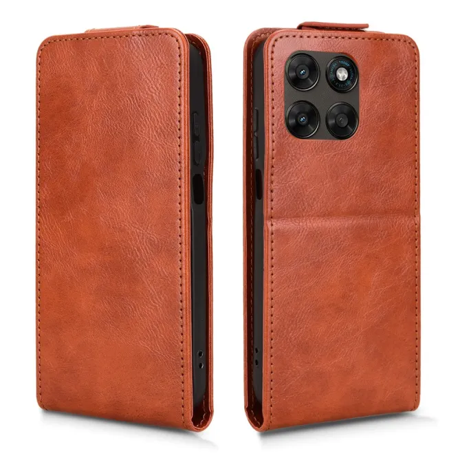 Étui Clapet Vertical Motorola Moto G67 G77 Simili Cuir Magnétique