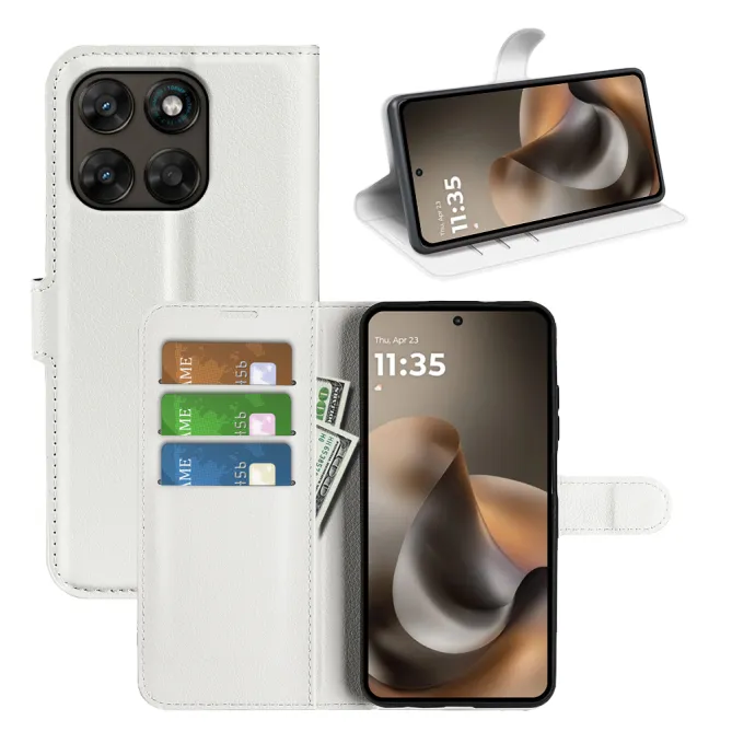 Housse Motorola Moto G67 / G77 portefeuille style cuir