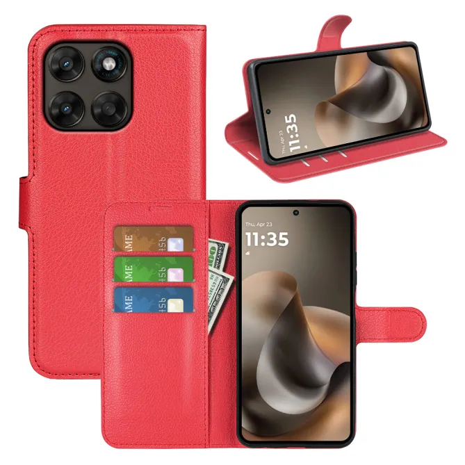Housse Motorola Moto G67 / G77 portefeuille style cuir