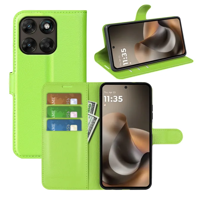 Housse Motorola Moto G67 / G77 portefeuille style cuir