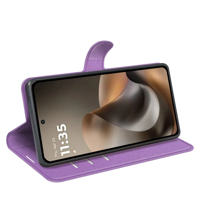 Housse Motorola Moto G67 / G77 portefeuille style cuir