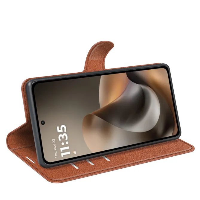 Housse Motorola Moto G67 / G77 portefeuille style cuir