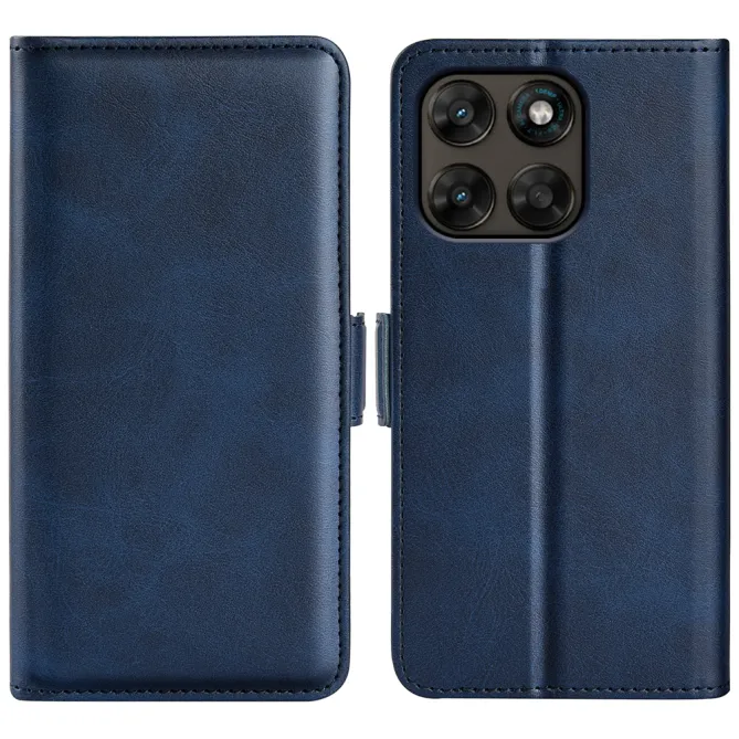 Housse Motorola Moto G67 / G77 simili cuir mat portefeuille