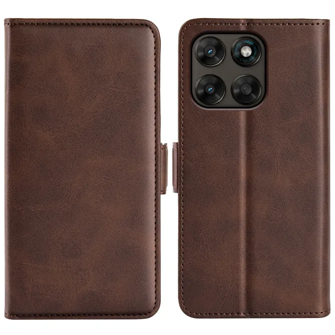 Housse Motorola Moto G67 / G77 simili cuir mat portefeuille
