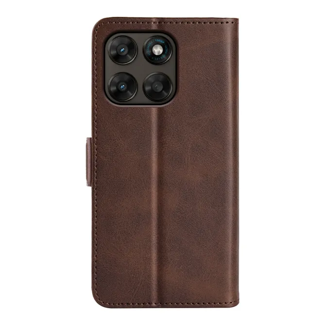 Housse Motorola Moto G67 / G77 simili cuir mat portefeuille