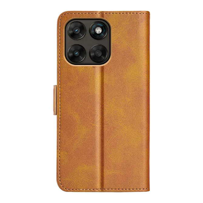 Housse Motorola Moto G67 / G77 simili cuir mat portefeuille