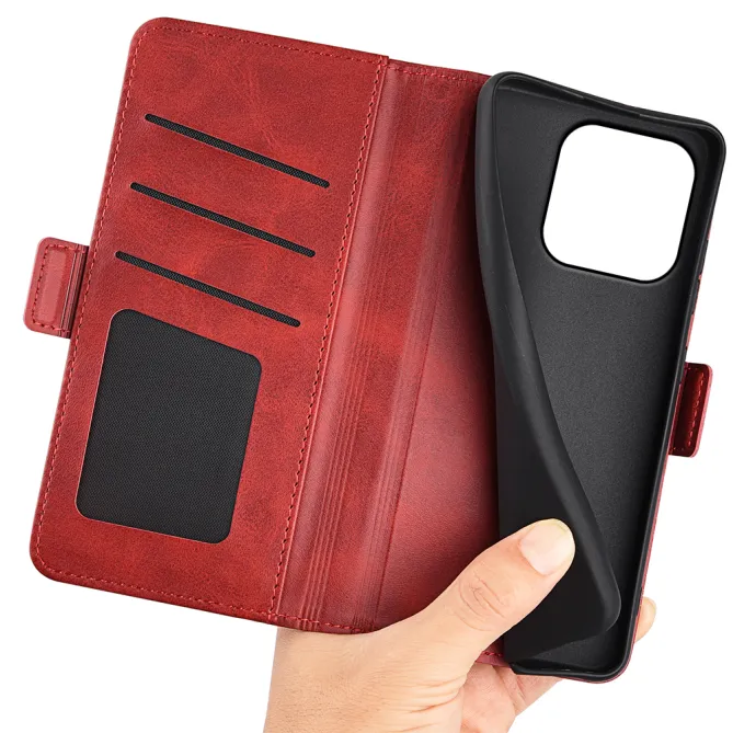Housse Motorola Moto G67 / G77 simili cuir mat portefeuille
