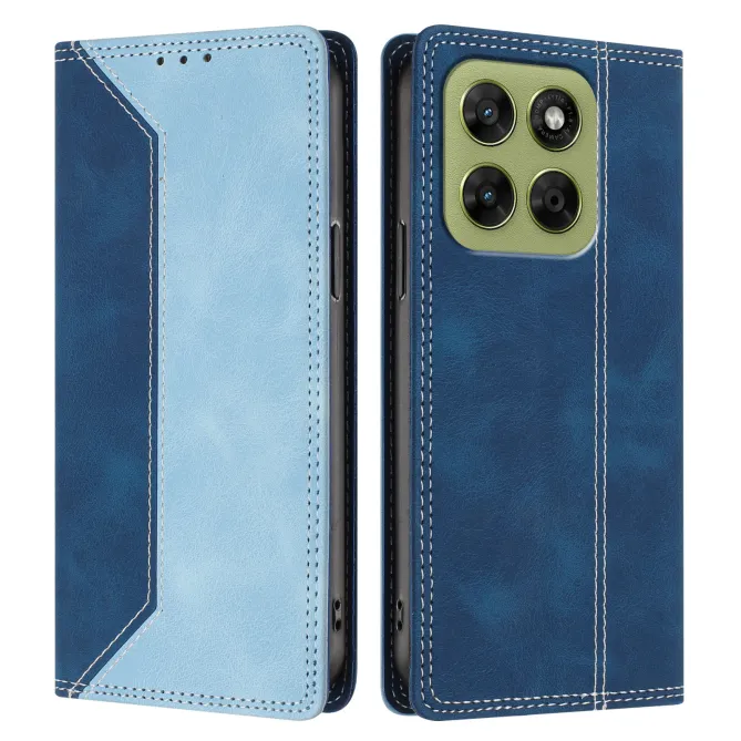 Housse Motorola Moto G77 / G67 Simili Cuir Bicolore Porte-Cartes