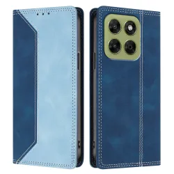 Housse Motorola Moto G77 / G67 Simili Cuir Bicolore Porte-Cartes