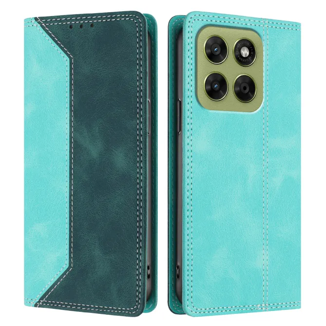 Housse Motorola Moto G77 / G67 Simili Cuir Bicolore Porte-Cartes
