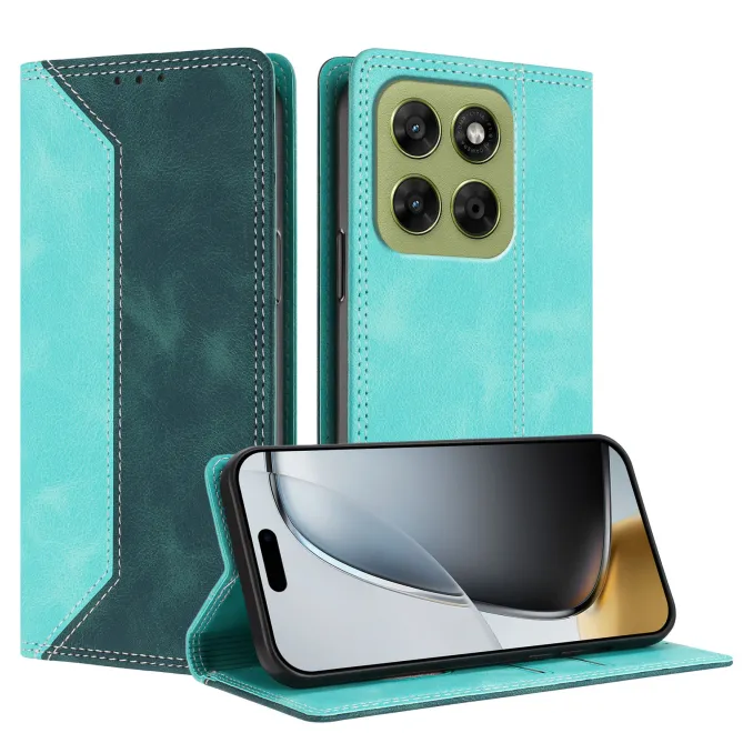 Housse Motorola Moto G77 / G67 Simili Cuir Bicolore Porte-Cartes