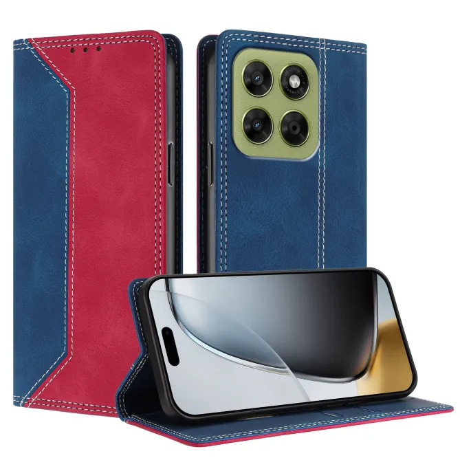 Housse Motorola Moto G77 / G67 Simili Cuir Bicolore Porte-Cartes