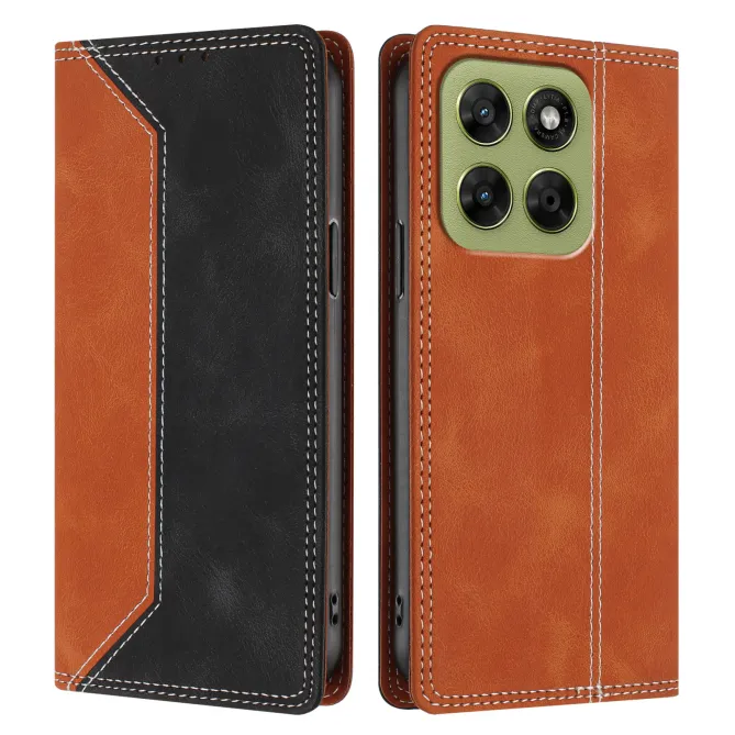Housse Motorola Moto G77 / G67 Simili Cuir Bicolore Porte-Cartes