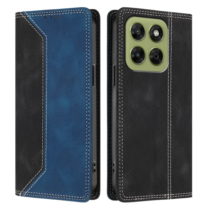 Housse Motorola Moto G77 / G67 Simili Cuir Bicolore Porte-Cartes