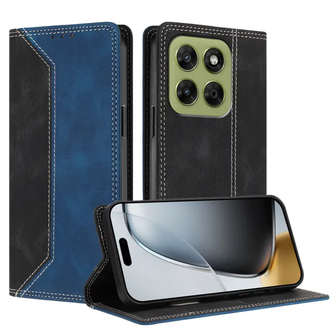 Housse Motorola Moto G77 / G67 Simili Cuir Bicolore Porte-Cartes