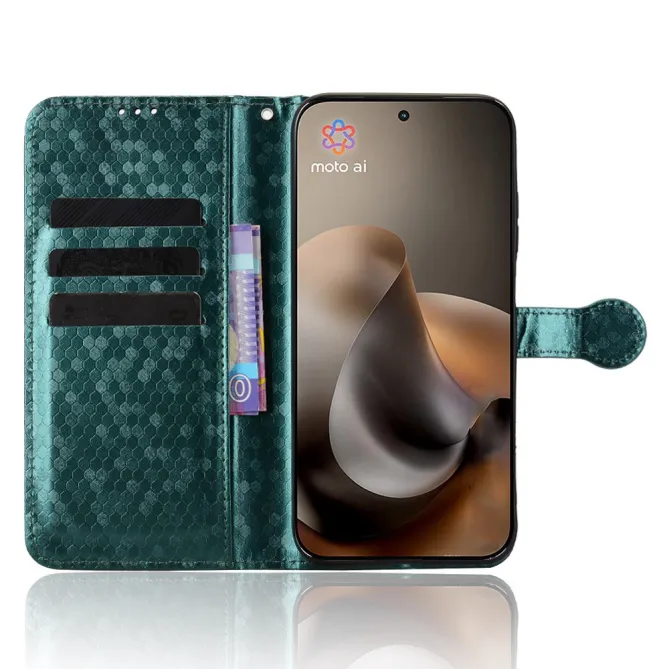 Housse Nidus Alvéolée Motorola Moto G77 G67 Porte-Cartes Dragonne