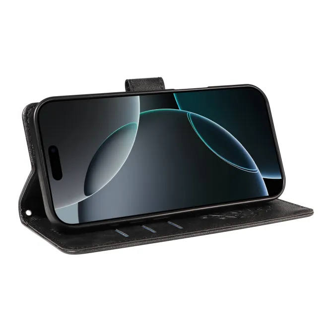 Housse Mandala Gaufrée Motorola Moto G77 G67 Simili Cuir Porte-Cartes