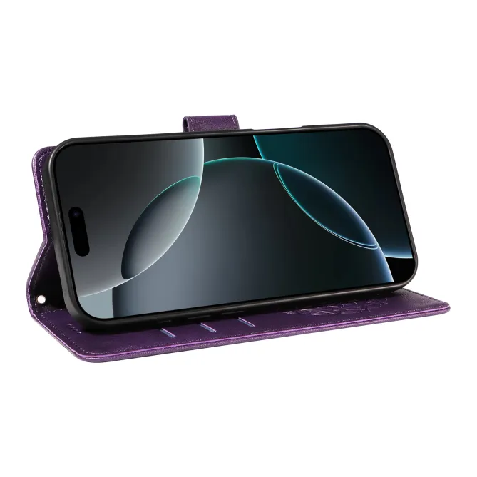 Housse Mandala Gaufrée Motorola Moto G77 G67 Simili Cuir Porte-Cartes