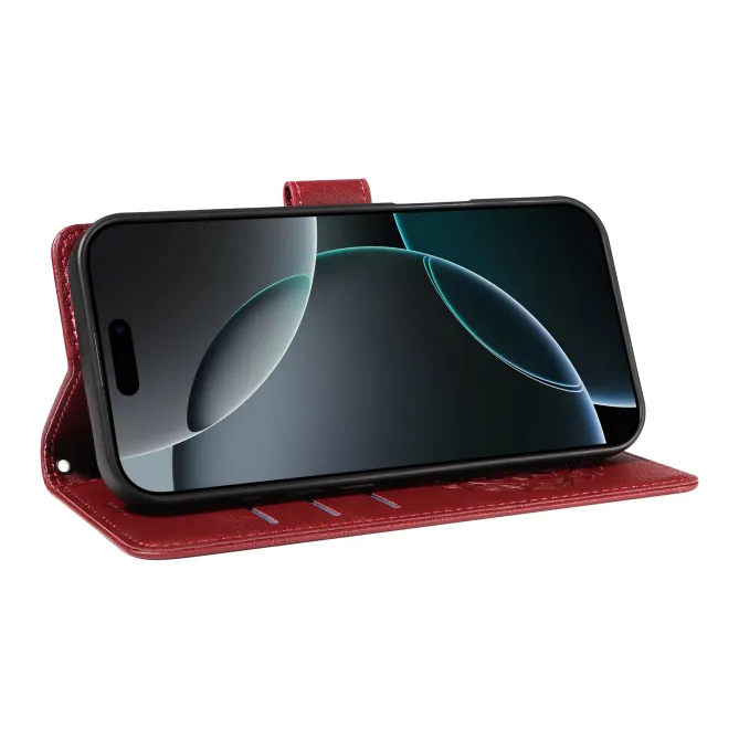 Housse Mandala Gaufrée Motorola Moto G77 G67 Simili Cuir Porte-Cartes