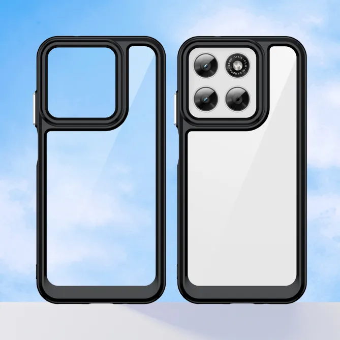 Pack Acrylique Transparent Motorola Moto G77 G67 Verre Trempé