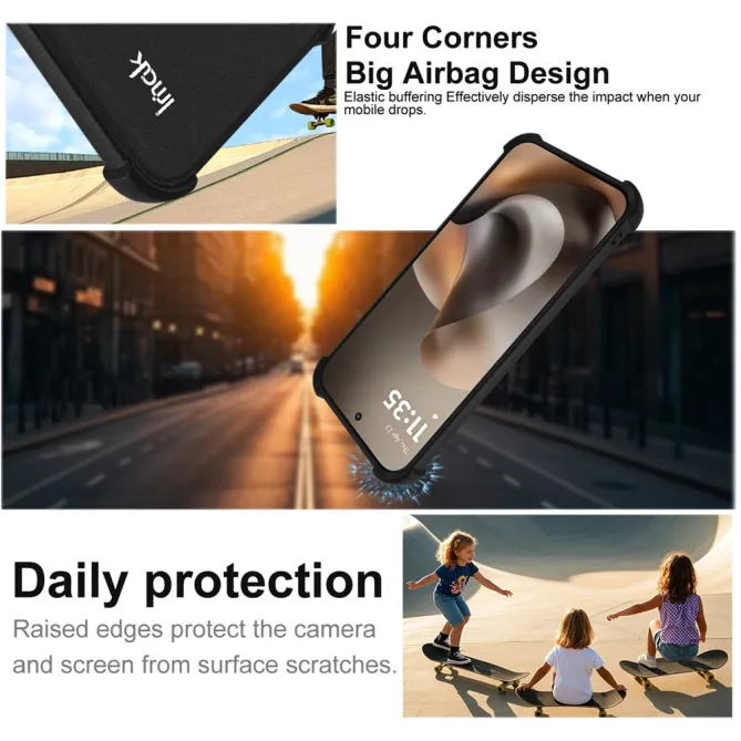 Coque Motorola Moto G77 G67 Class Protect Antichoc Noir Mat Airbag