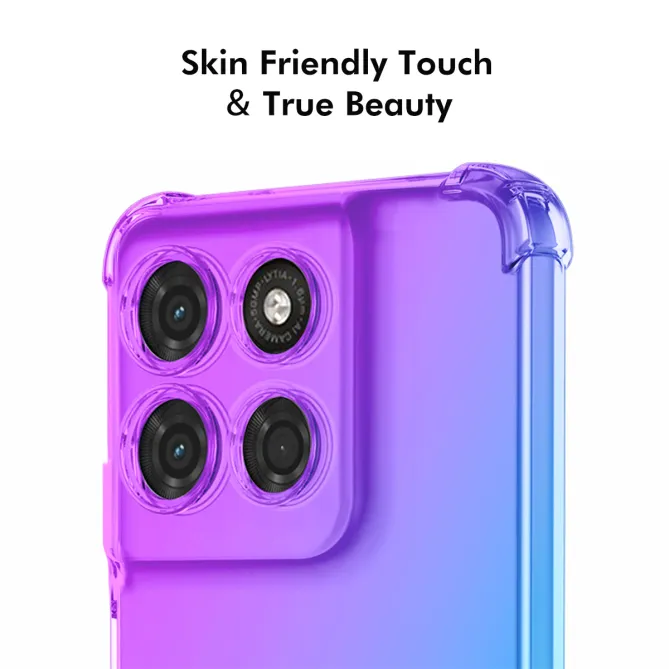 Coque Motorola Moto G77 / G67 Dégradé Antichoc Coins Renforcés