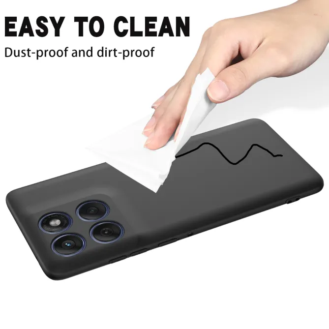 Coque Motorola Moto G77 / G67 Puro silicone liquide à lanière