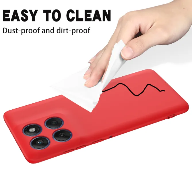 Coque Motorola Moto G77 / G67 Puro silicone liquide à lanière