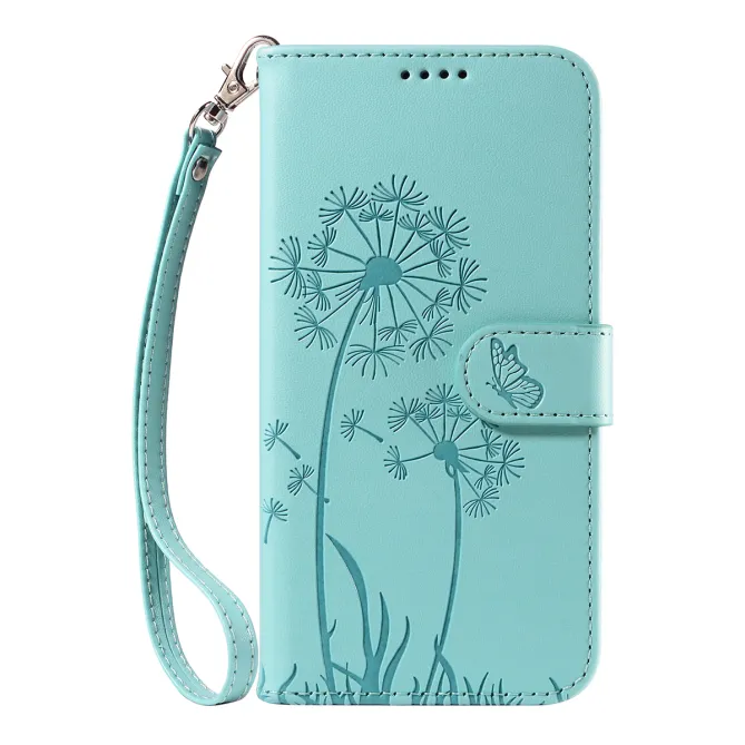 Housse Pissenlit Gaufré Motorola Moto G77 G67 Simili Cuir Porte-Cartes