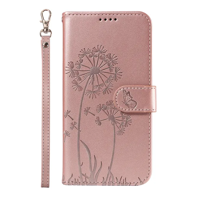 Housse Pissenlit Gaufré Motorola Moto G77 G67 Simili Cuir Porte-Cartes