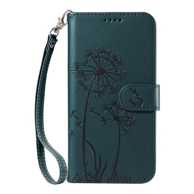 Housse Pissenlit Gaufré Motorola Moto G77 G67 Simili Cuir Porte-Cartes