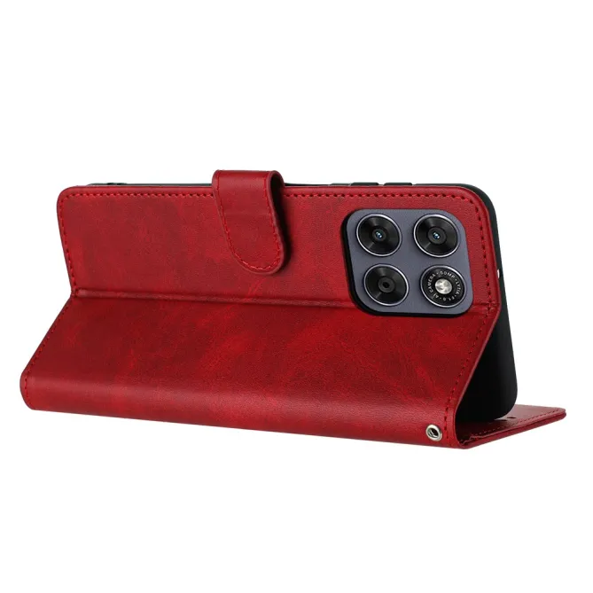 Housse Motorola Moto G77 / G67 Simili Cuir Mate - Dragonne et Porte-Cartes