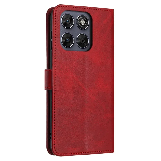 Housse Motorola Moto G77 / G67 Simili Cuir Mate - Dragonne et Porte-Cartes
