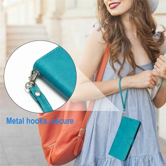 Housse Motorola Moto G77 / G67 Simili Cuir Mate - Dragonne et Porte-Cartes