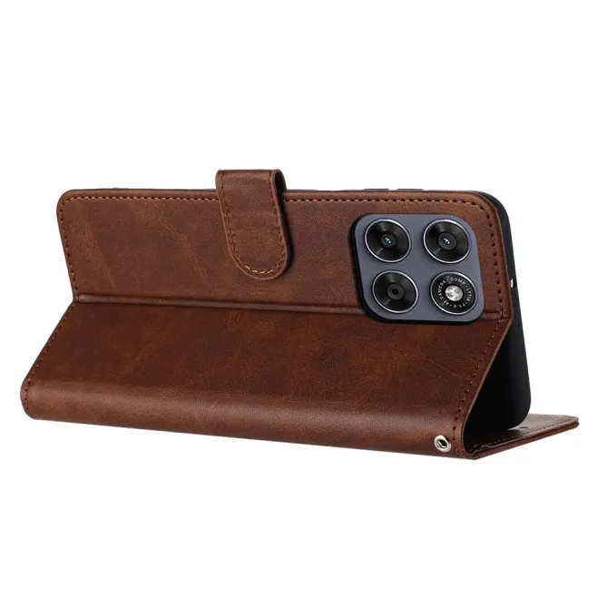 Housse Motorola Moto G77 / G67 Simili Cuir Mate - Dragonne et Porte-Cartes