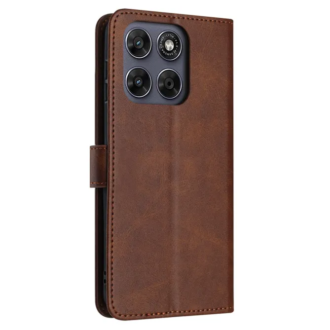 Housse Motorola Moto G77 / G67 Simili Cuir Mate - Dragonne et Porte-Cartes